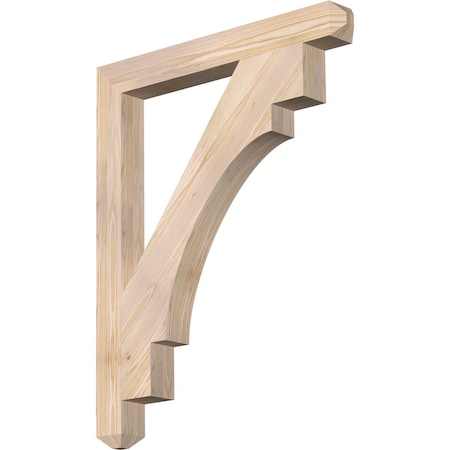 Merced Craftsman Smooth Bracket, Douglas Fir, 3 1/2W X 32D X 40H